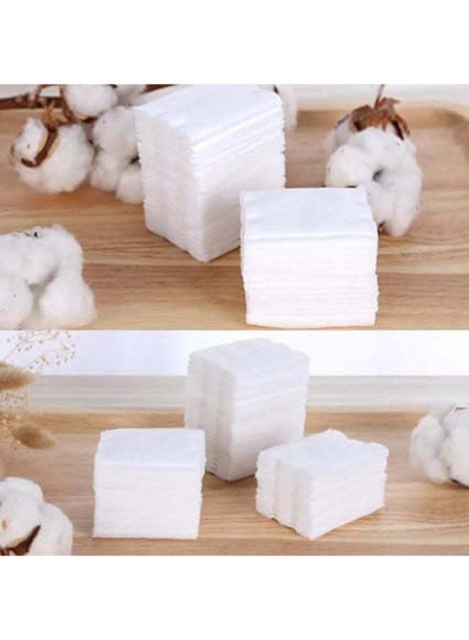 قطنية للوجه، 222 قطعة، بيضاء، للتنظيف الاظافروالعناية بالبشرة مثالية للاستخدام المنزلي أو أثناء السفر - Image 3